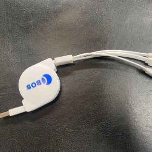 Cabo Retrátil 3 em 1Bos é a escolha perfeita para quem busca praticidade, compatibilidade e organização no dia a dia.